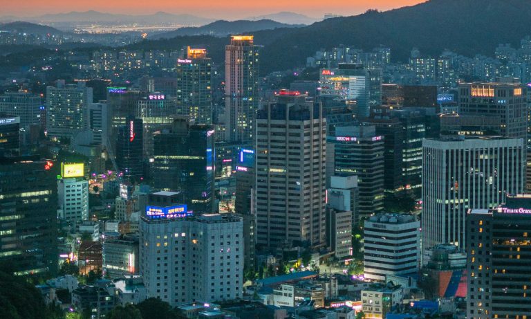 Image of Seoul, Korea.
